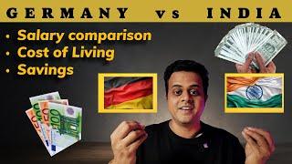 INDIA vs GERMANY Salary comparison | SAVINGS vs Cost of living in Germany| Average Salary in Germany