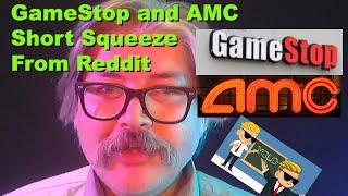 GameStop and AMC Short Squeeze From Reddit