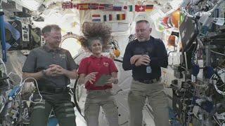 Brunswick students speak with NASA astronauts aboard International Space Station