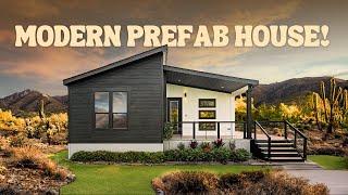 A NEW HEAD TURNING modern prefab house YOU will LOVE! House Tour