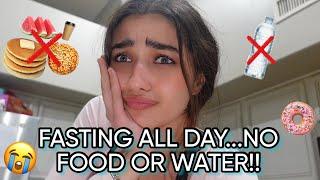 1st time trying FASTING ALL DAY!! (How hard can it be)