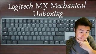 Unboxing the Logitech MX Mechanical Clicky Keyboard: First Impressions & Typing ASMR!