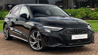 Approved used - Audi S3 Sportback Black edition at Stafford Audi