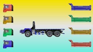 MENEBAK GAMBAR DENGAN BENAR!! MENCARI TRUK PASIR DUMP TRUCK TRUK OLENG CONSTRUCTIONS ALAT BERAT