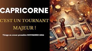 Capricorne La Roue Tourne Enfin ! Tirage en avant première Novembre 2024