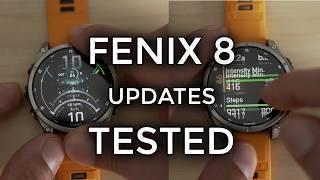 PUTTING FENIX 8 UPDATES To The TEST