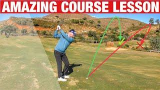 ON COURSE GOLF LESSON YOU MUST WATCH! GOLF TIPS