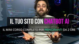 Sviluppa un sito con ChatBot AI da zero. (Corso completo) @WordPress  @HubSpot-CRM @Botpress