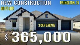 INSIDE A $365k NEW CONSTRUCTION HOME ON 60 FT LOT IN PRINCETON TX - 3 CAR, 3 BD, 2 BA, 1650 SQFT