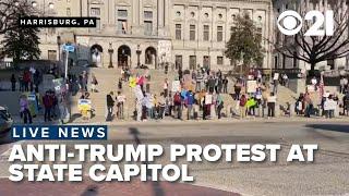 LIVE | Anti-Trump, Musk protest happening at State Capitol