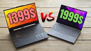 CHEAP vs EXPENSIVE Gaming Laptop - Asus Zephyrus G14 vs TUF A15 (2024) COMPARISON