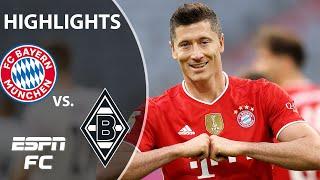 Robert Lewandowski ON FIRE! Champion Bayern Munich SMASHES Gladbach | ESPN FC Bundesliga Highlights