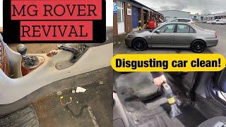 Cleaning a disgusting MG ZT (Rover 75) car detailing /dirty car