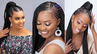 Gorgeous Braided Hairstyles For Black Women | Ponytail Braids | African American