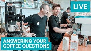 Making Coffee in Our Espresso Bar and Answering Your Coffee Questions