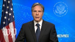 Afghanistan collapse: Blinken defends Biden's troop withdrawal