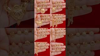 Gold earrings and nose pin ke design, #shortsfeed gold mangalsutra #gold #earrings #trendingshorts
