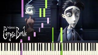 [PIANO TUTORIAL] "Victor's Piano Solo" - Tim Burton's Corpse Bride (Piano Cover, Synthesia, Movie)