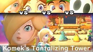 Super Mario Party Rosalina vs Daisy vs Luigi vs Shy Guy #107 Kamek's Tantalizing Tower