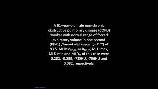 Smoking and airflow limitation in smokers and COPD patients - Supplementary video 2 [ID 389075]