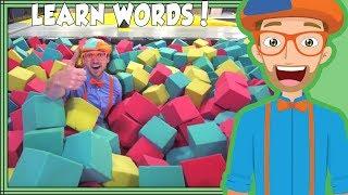 Learning Words with Blippi at the Trampoline Park | Videos for Toddlers