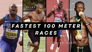 Top 10 Fastest Sprinters In The World | 100m Dash World Records