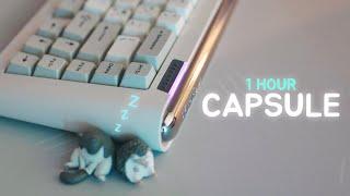 CAPSULE 1 Hour Typing Sounds ASMR (No Mid-roll Ads)