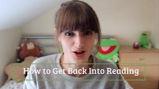 How to Get Back Into Reading