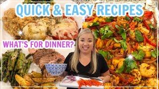 WHAT'S FOR DINNER | QUICK & EASY DINNER RECIPES | COOK WITH ME | JESSICA O'DONOHUE