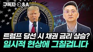 미 국채 금리가 계속 오를 수 없는 이유, 채권 시장은 결국 안정화 될 겁니다. [구독자 Q&A 1편]