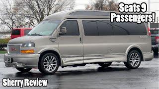 Only 36K Miles! Custom Paint! 2020 GMC 9 Passenger Conversion Van | Sherry Review