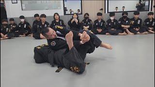 Sparring that creates ippon with fast connection