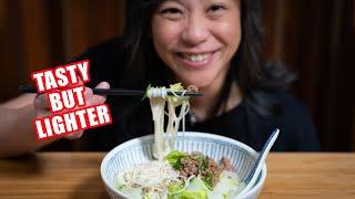 Eat Lighter in The New Year - Simple Soup Noodle