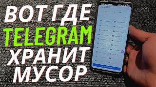 Где Cохраняются ФАЙЛЫ с ТЕЛЕГРАМА на Телефоне Андроид!