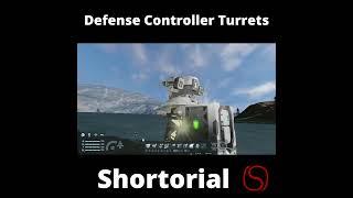 Space Engineers Shortorial - Control Turrets with Defense Controller #spaceengineers #tutorial