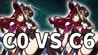 「Chasca」C0 vs C6 | Genshin Impact