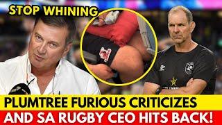 PLUMTREE FURIOUS AS SA RUGBY CEO MAKES CONTROVERSIAL STATEMENT! | SPRINGBOKS NEWS