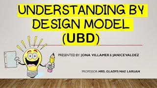 Understanding by Design Model Curriculum