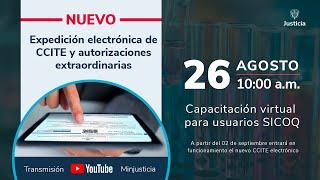 Expedición electrónica de CCITE y autorizaciones extraordinarias