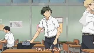 Yamaguchi dice Gomen Tsuki / Yamaguchi saying Gomen Tsuki-  Haikyuu - Temporada 1 - Capítulo 25