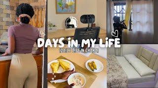 Living Alone in Ghana|Clean and Cook with me| Days In My Life ~2025