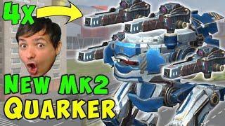 NEW 6.0 Max QUARKER Blitz & Phantom Gameplay - War Robots Update WR Mk2