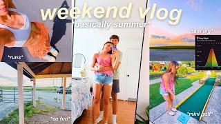 weekend in my life vlog *tanning, mini golf, friends + more*
