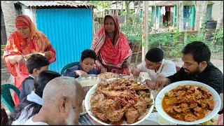 বেয়াই বেয়াইন মেয়ে মেয়ের জামাই আজকে বাড়িতে বেড়াতে  আসলো আমরা কি কি  রান্না করলাম