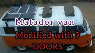 Matador van modified with 9 Doors