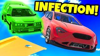 Zombie Infection Car Hide and Seek But with BOOST PADS! (BeamNG Drive Mods)