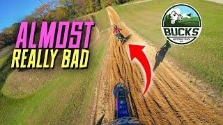 I ALMOST LANDED ON HER - Bucks Motocross Track