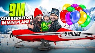 FLYING on SMALLEST PLANE Ever ️ (9 Million Celebration at 30,000 ft)