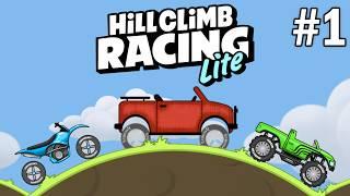 Hill Climb Racing Lite - Jeep & Motocross Bike Unlocked Part 1 - Walkthrough game Android GamePlay