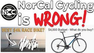 NorCal Cycling is WRONG | $4,000 Budget Race Road Bike | DO NOT BUY a Giant TCR Advanced 2 2020/2021